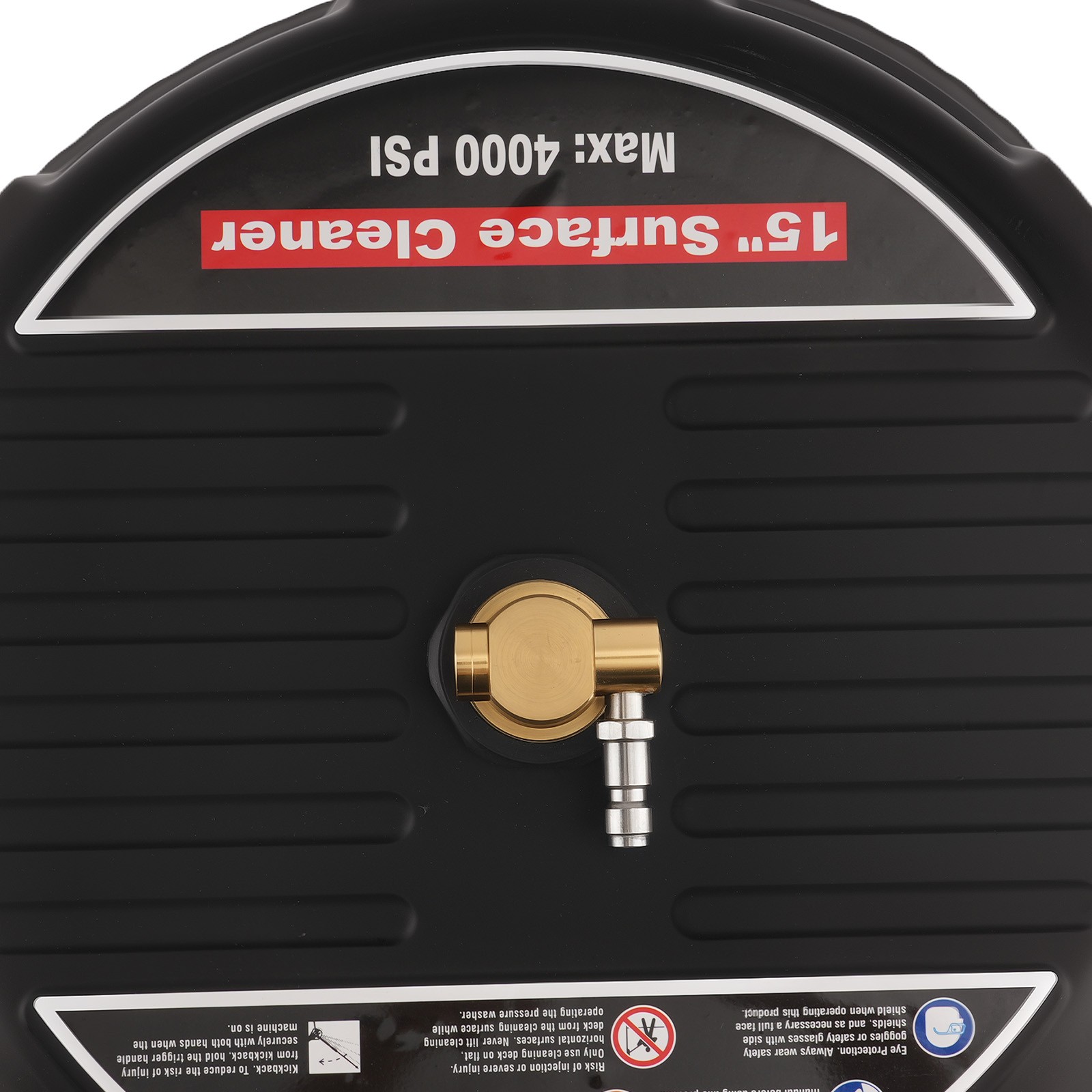15″ High Pressure Surface Cleaner 4000 PSI + 2 Extension Wands for Washer