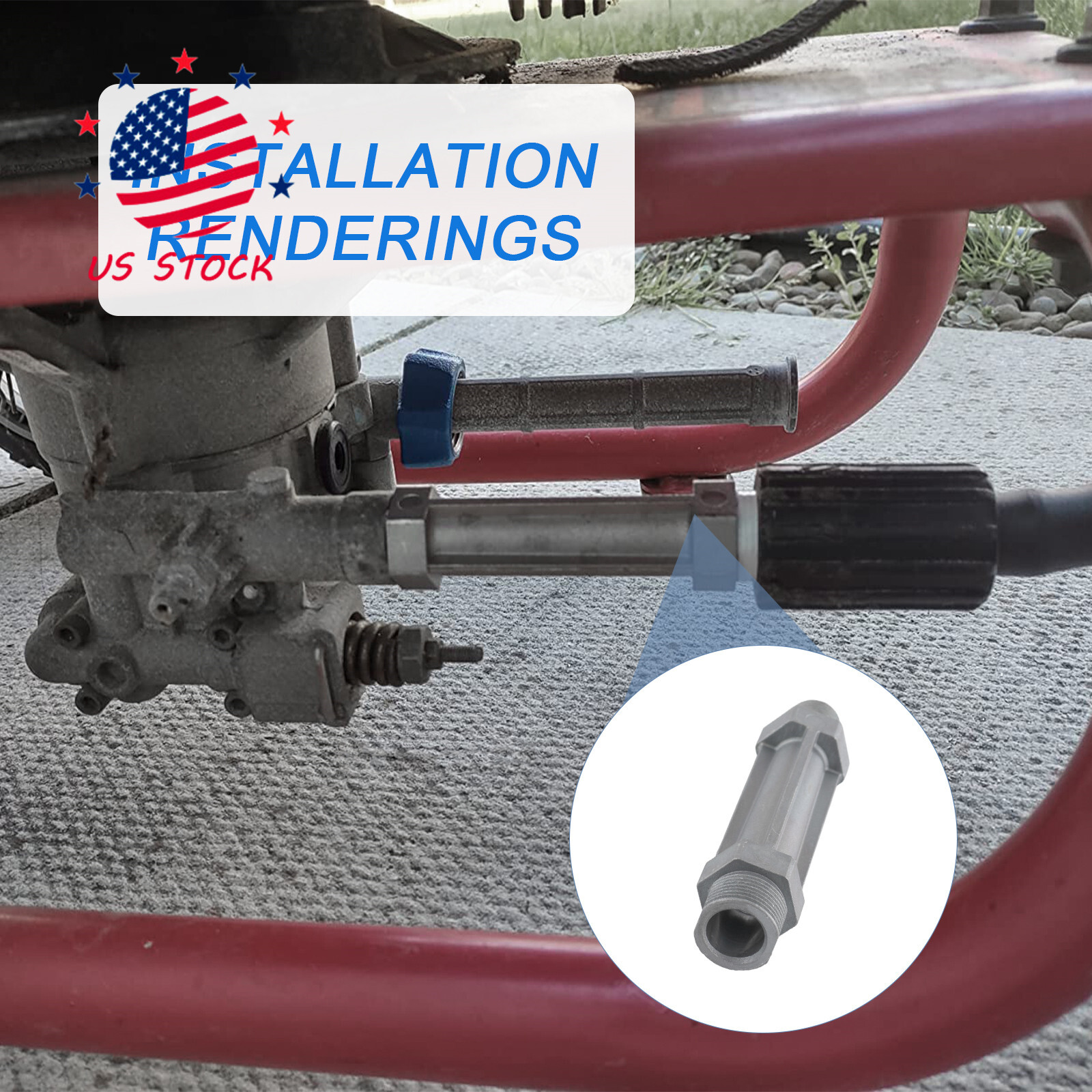 Power Pressure Washer Pump Replace 190589GS 190634GS 201497GS WATER OUTLET TUBE
