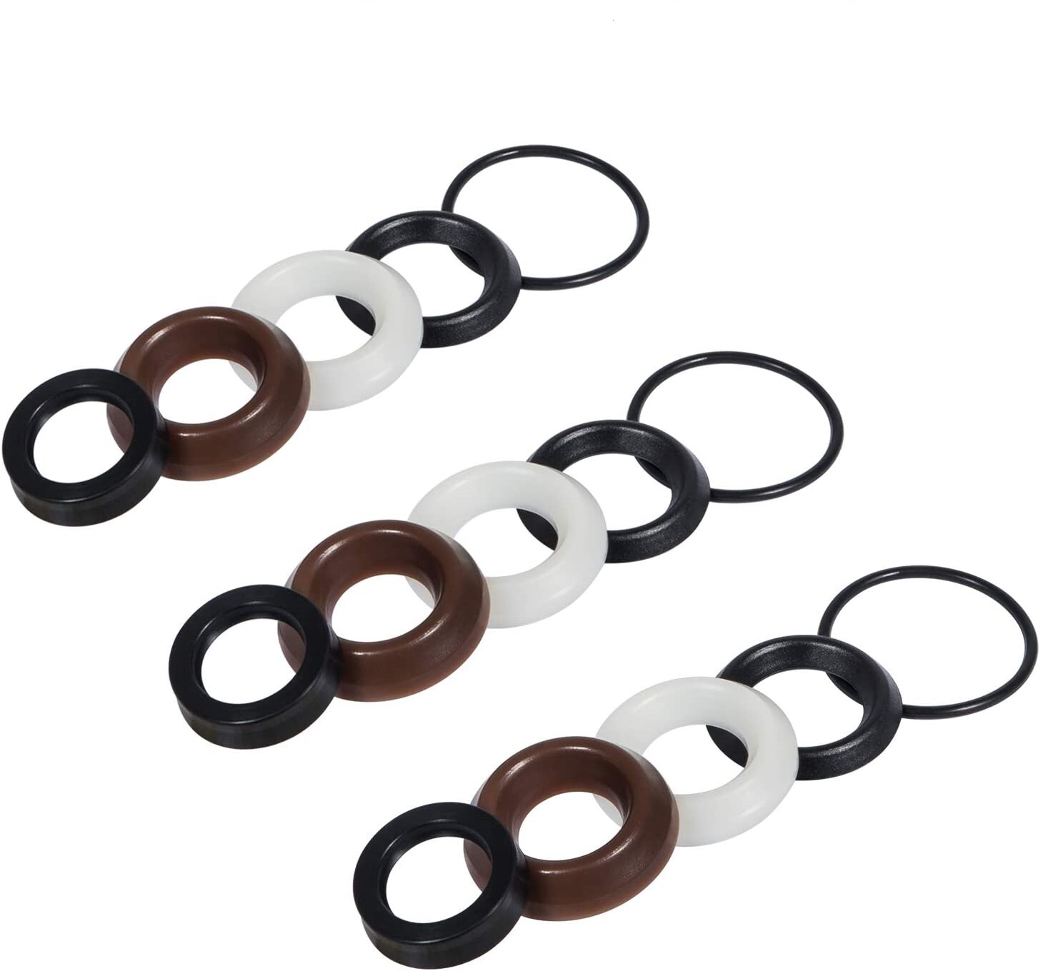 15Pcs 5019006400 Seal Repair Kit For ZWD ZWDK Series 15MM Pressure Washer Pump