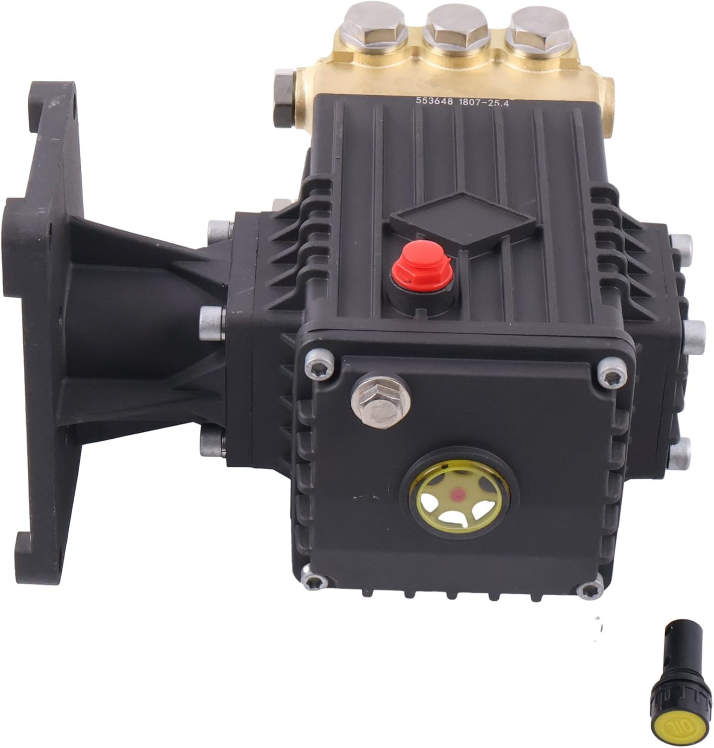 High-Performance Triplex Plunger Pump 4000 PSI 4.0 GPM Forged Brass Head