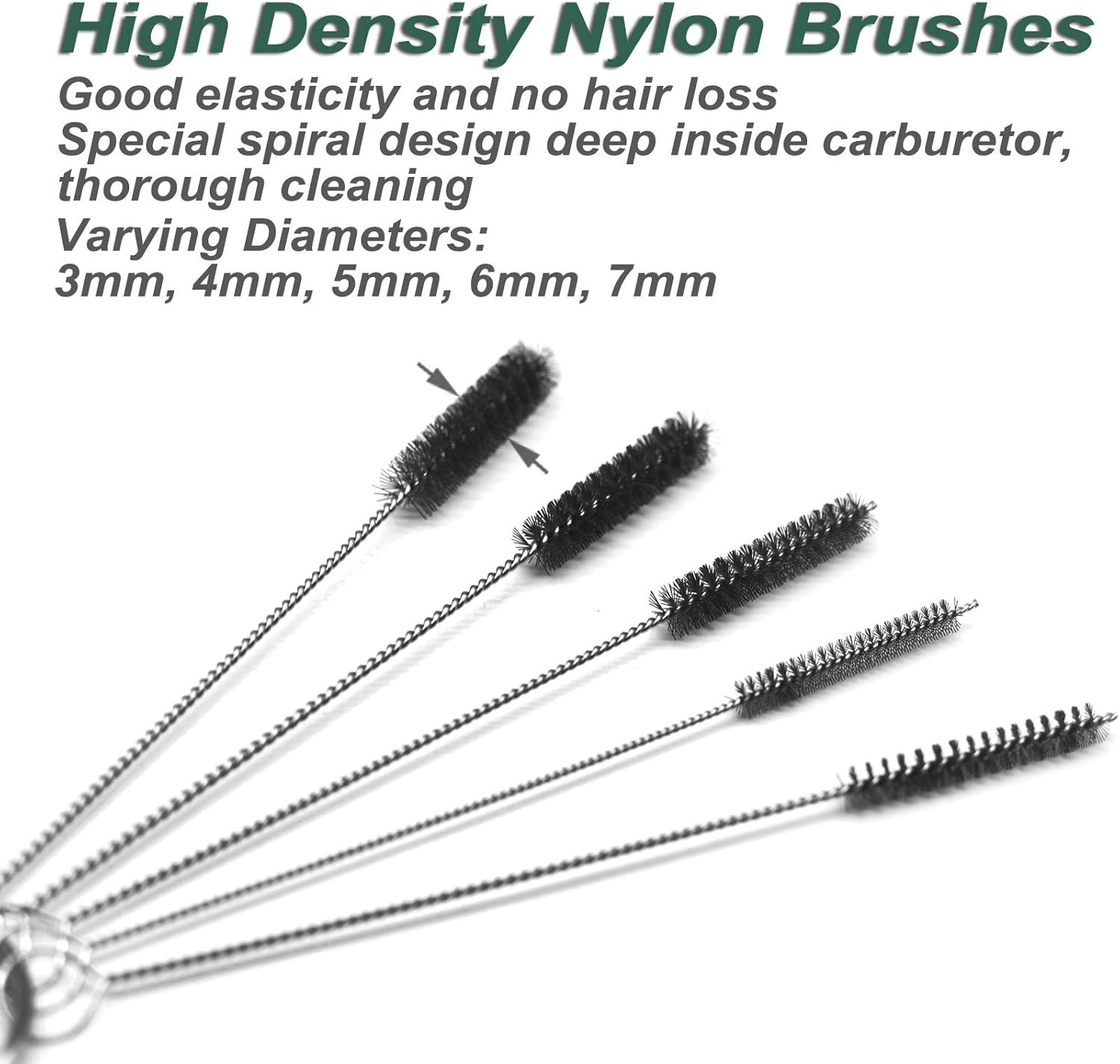 Carburetor Cleaner Tool Kit 10 Needles 5 Brushes