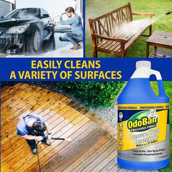 1 Gal. Pressure Wash Concentrate, Pro Pressure Washer Soap/Detergent for Siding,