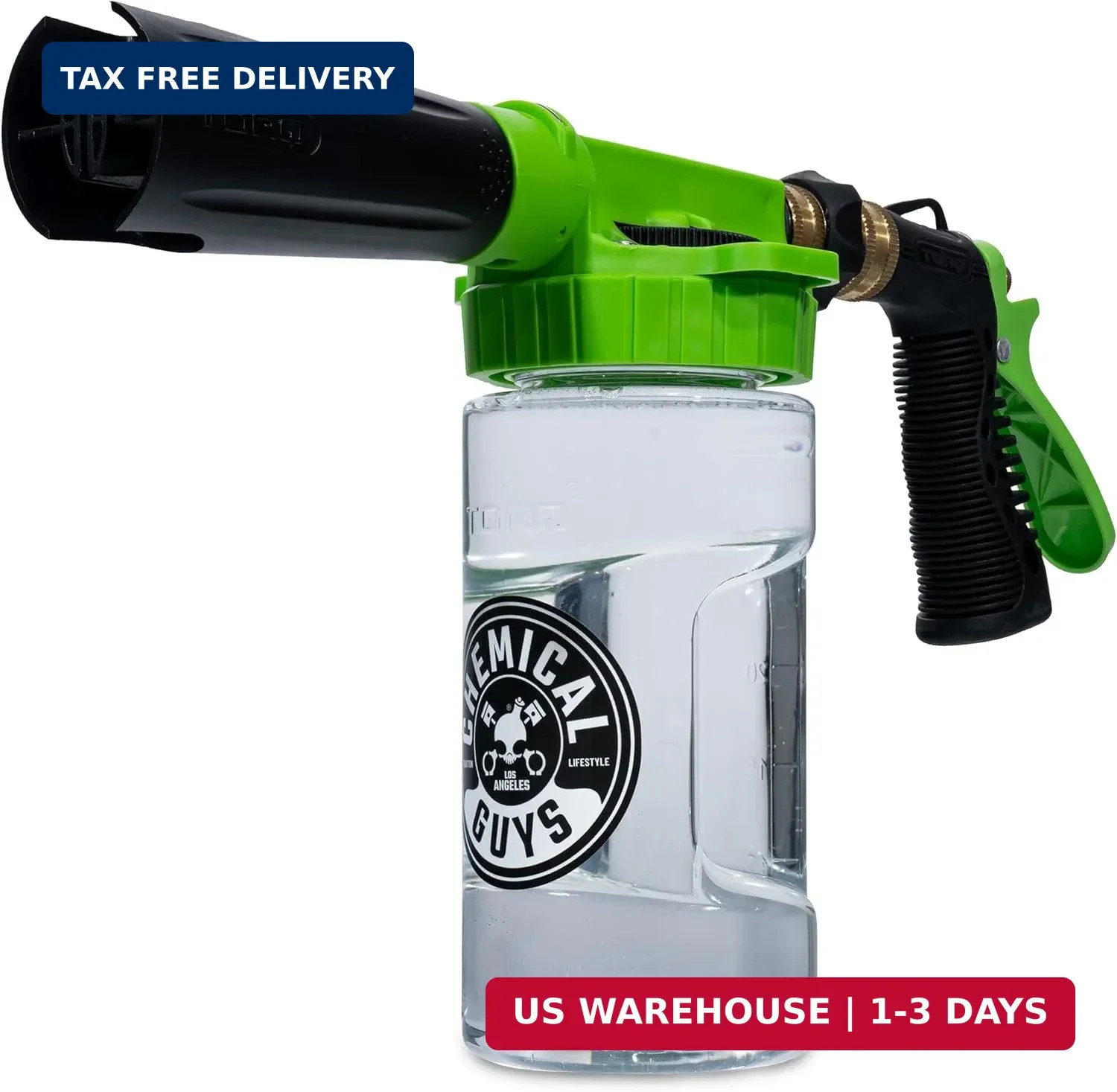 Chemical Guys TORQ Foam Blaster 6 – Foam Cannon Garden Hose Attachment, Easy to