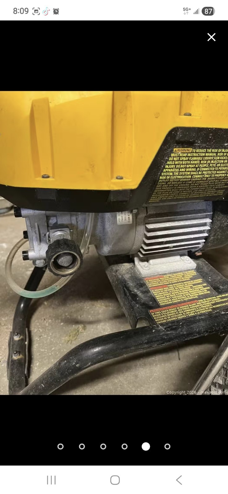 DEWALT DWPW2400R 13 Amp 2400 PSI 1.1 GPM Cold Press Washer Certified