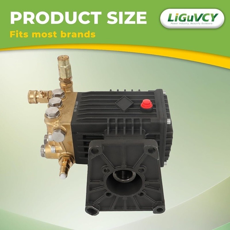 High Pressure Washer Pump 4400 PSI 4 GPM Removable Relief Valve Installation Kit