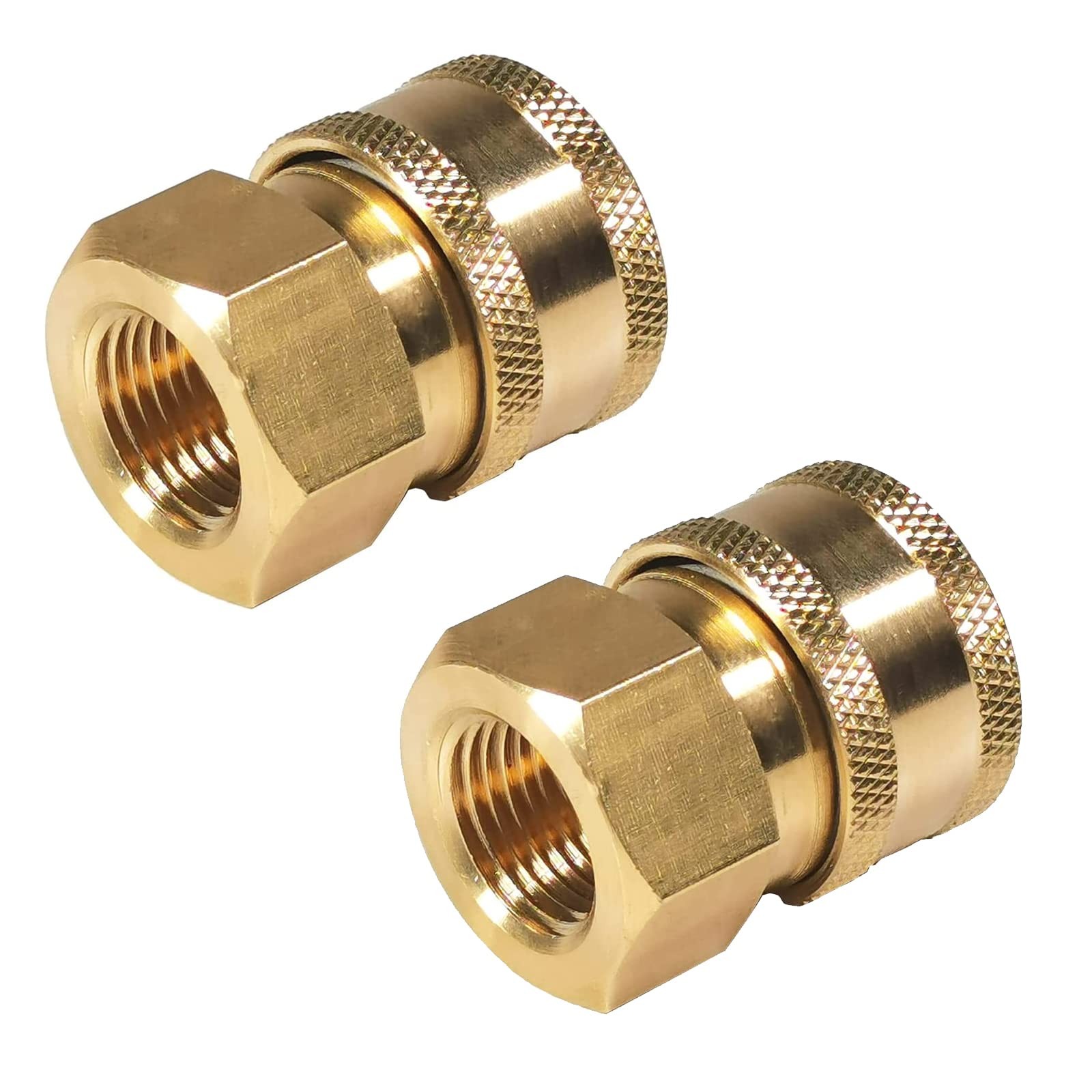 Pressure Washer Adapter 3/8″ Female NPT to 3/8″ Quick Connect Socket, Power W…