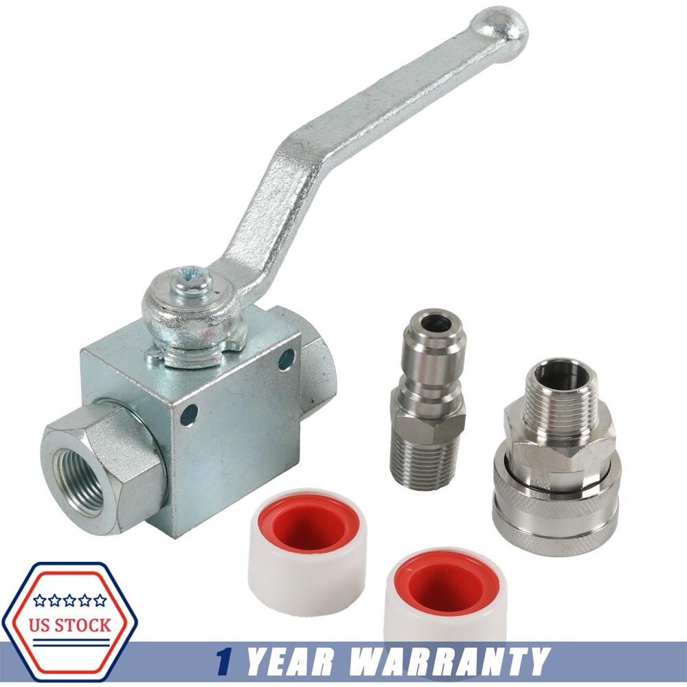 3/8″ Ball Valve 4500 PSI 3/8″ fitting Female Out NEW For Pressure Washers Max