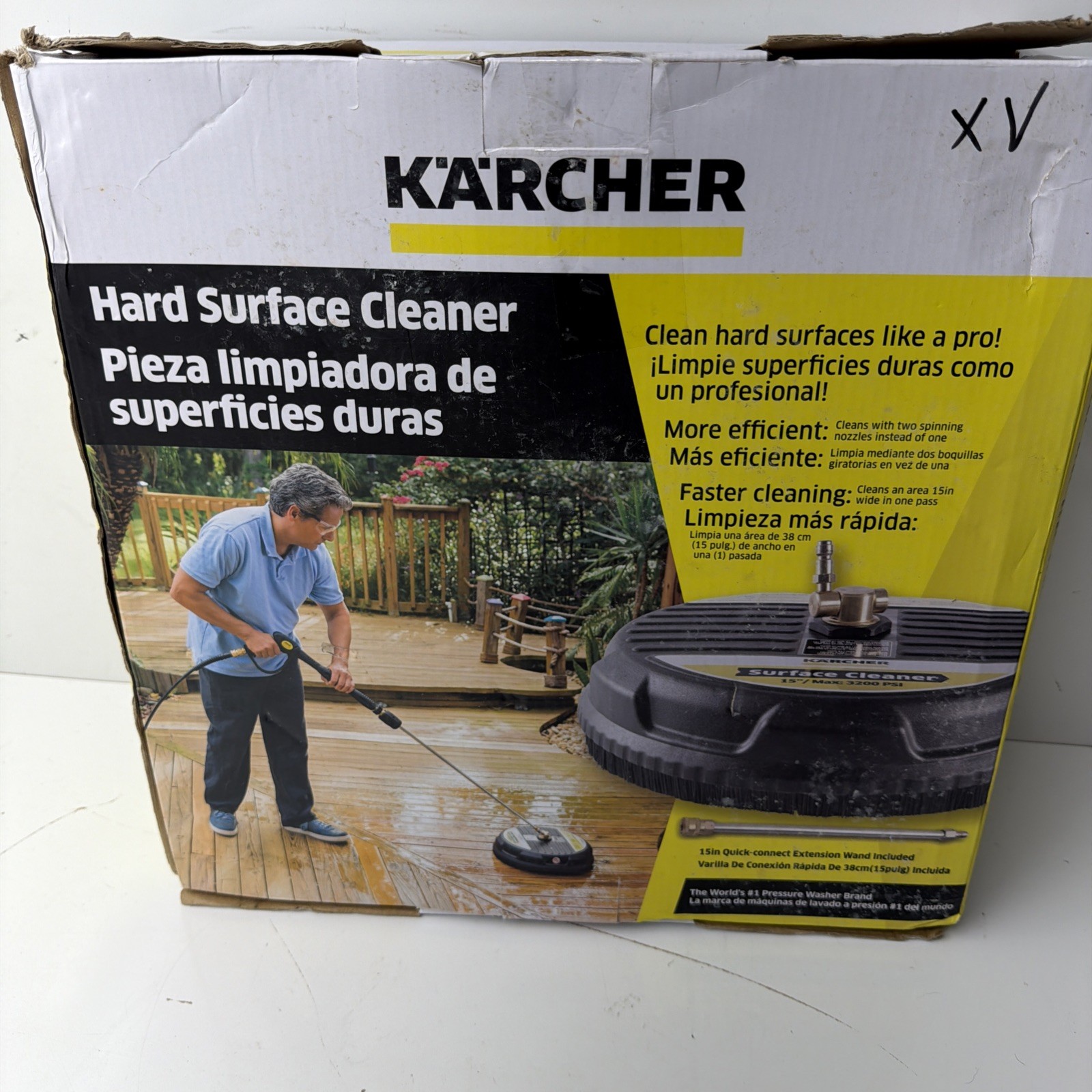 Karcher 15 in. Surface Cleaner Attachment for Gas Pressure Washers 2600-3200 PSI