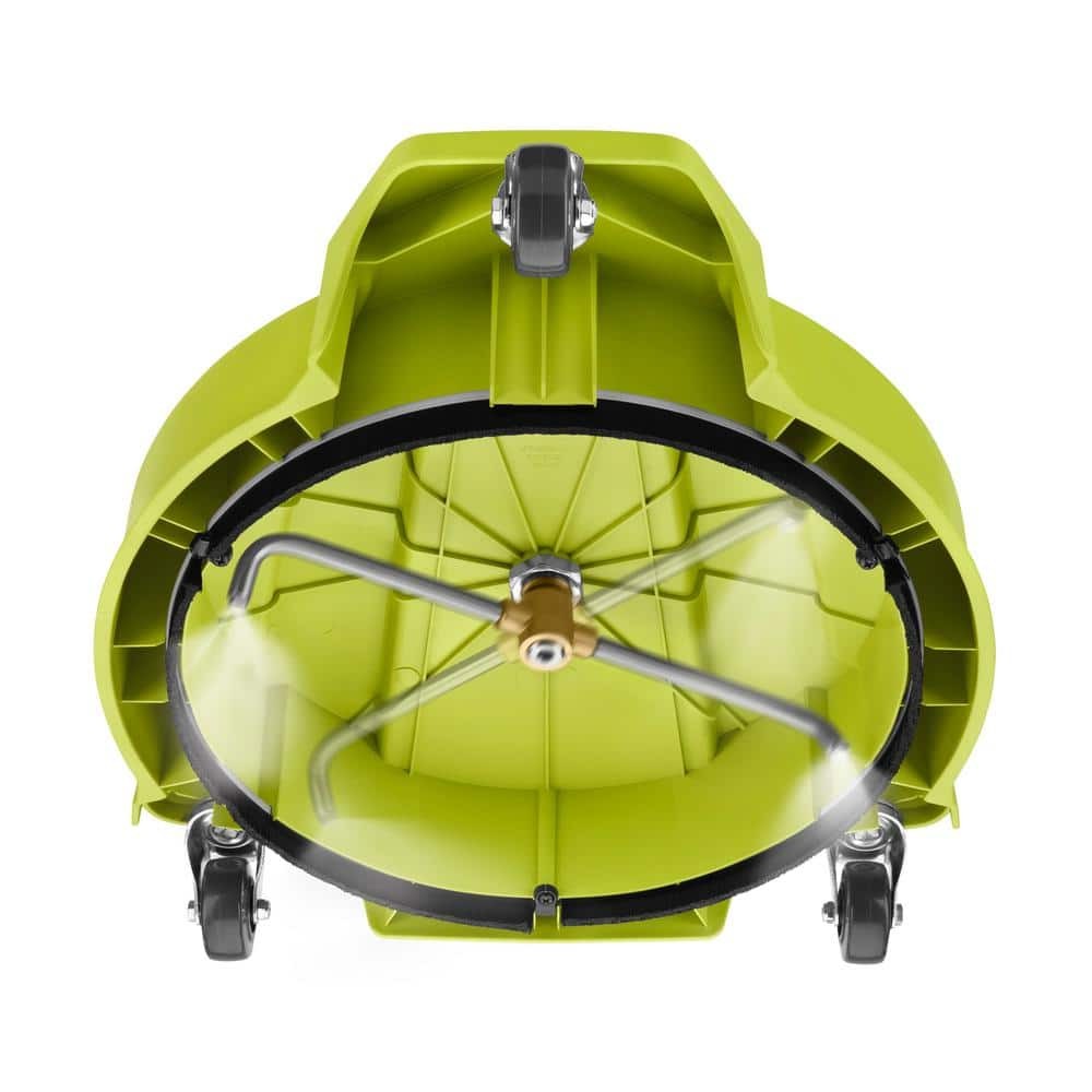 RYOBI 15 in. 3400 PSI Gas Pressure Washer Surface Cleaner with Caster Wheels