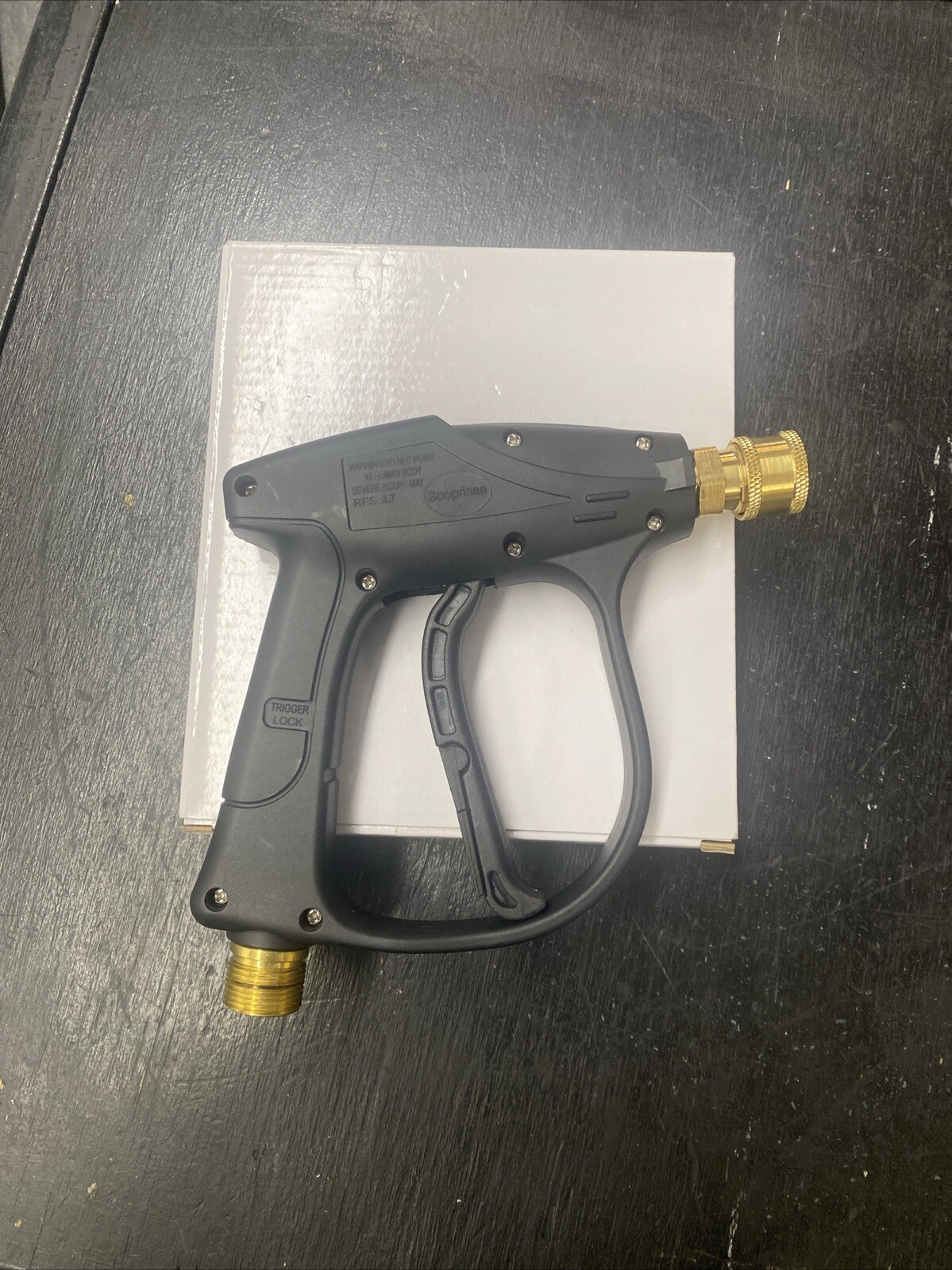 Sooprinse High Pressure Washer Gun,3000 PSI Max M22 Hose Connector 3.0 TIP