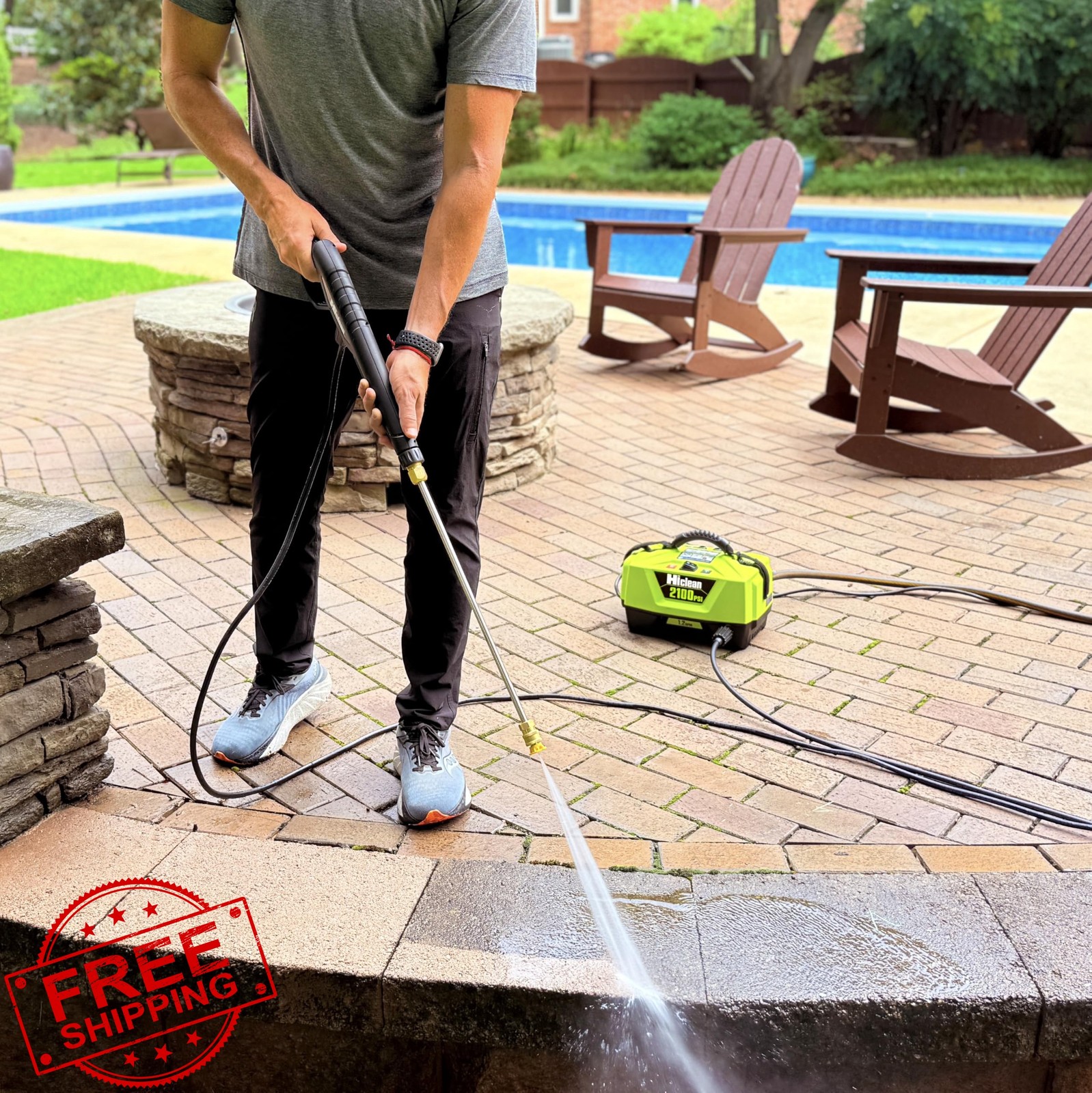 Hiclean 2100 Max PSI Pressure Washer