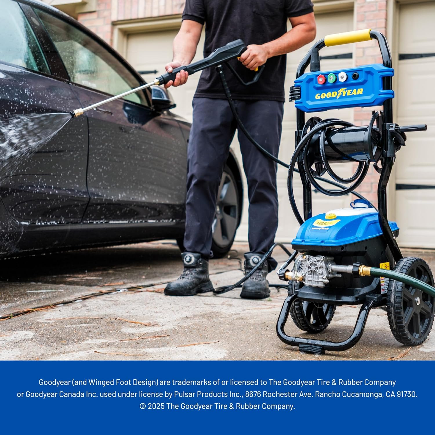 Pressure Washer Goodyear 2200 PSI Vertical Electric 1.6 GPM High Pressure