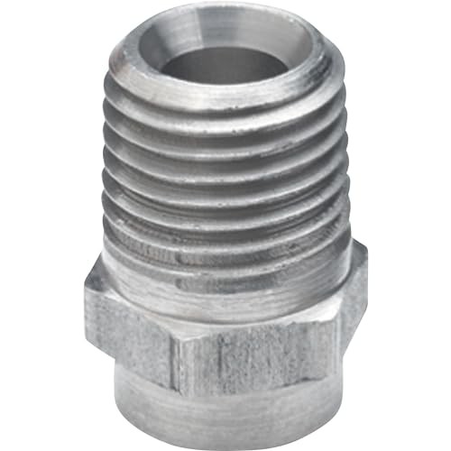 NorthStar Pressure Washer Spray Nozzle, 1/4in. NPT-M, Size 7.0, 15° Spray, SS