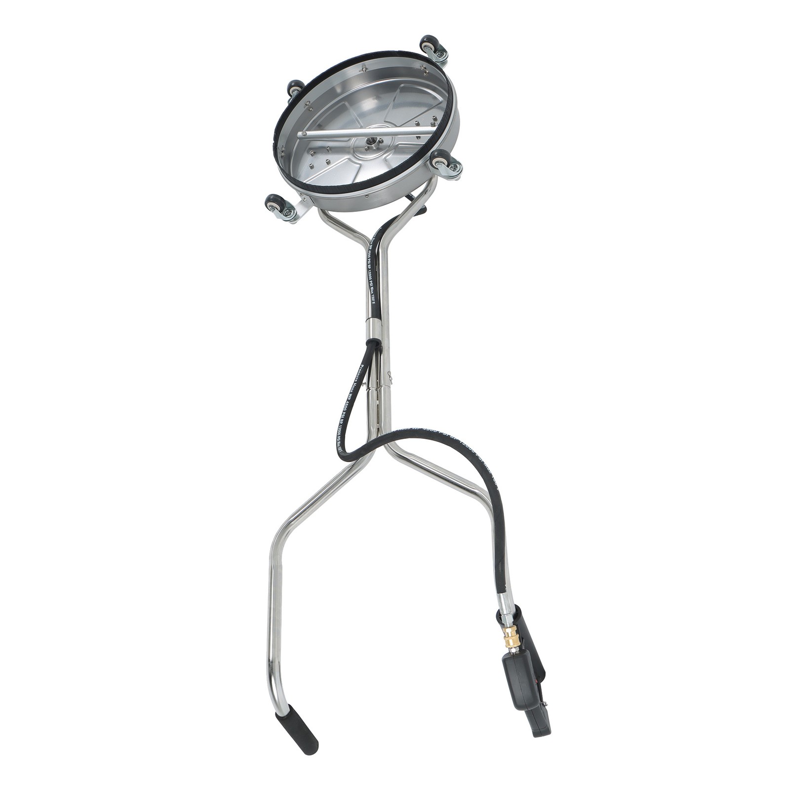 Pressure Washer Surface Cleaner with 4 Wheels 6000PSI 18Inch Stainless Steel