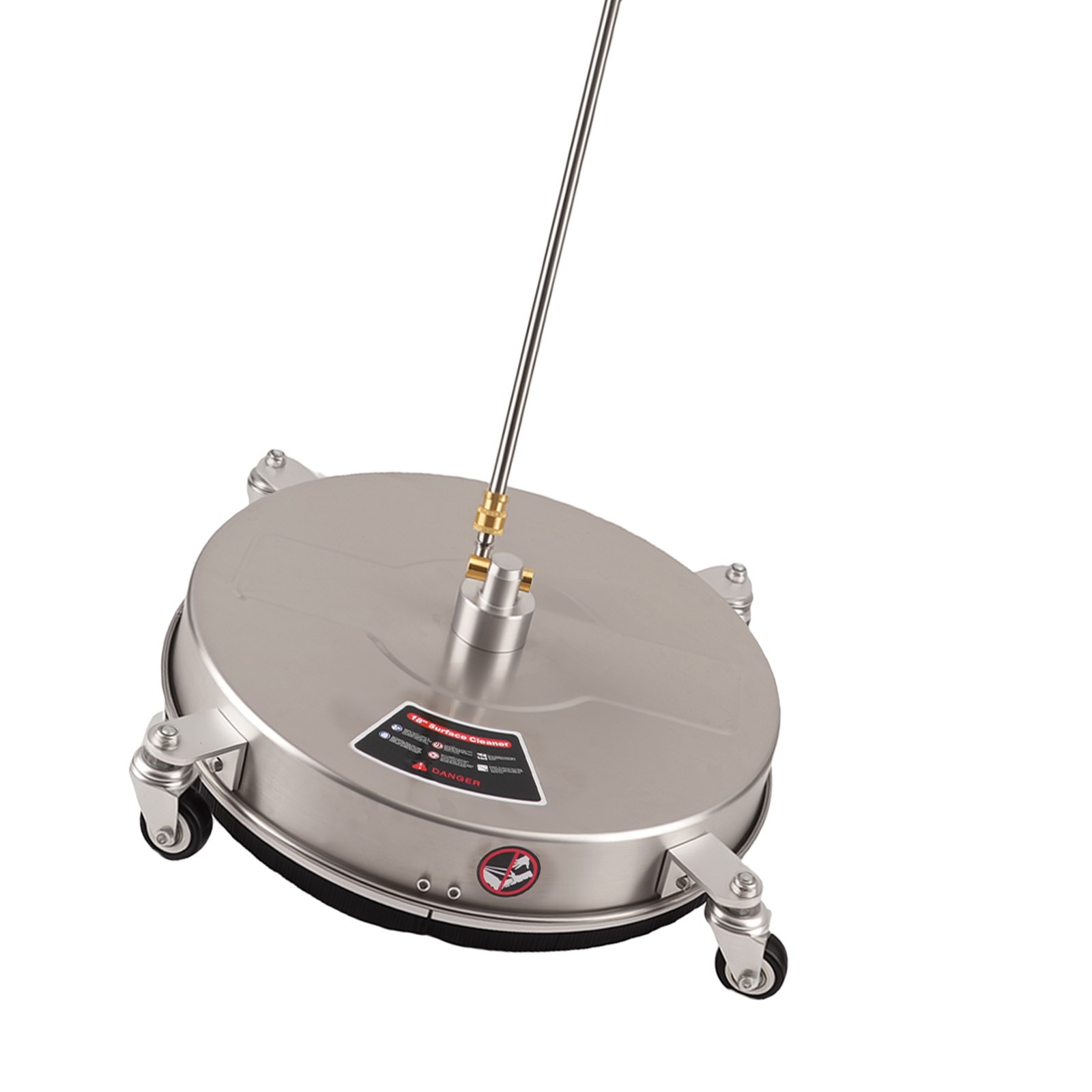 18″ Pressure Washer Surface Cleaner 4000 PSI Stainless 1/4″ Quick Connect New