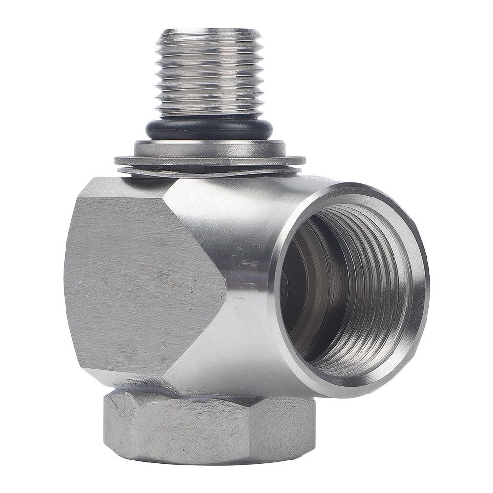 Car Wash Arm Fitting 304 Stainless Steel 360 Degree Swivel Joint High Pressure