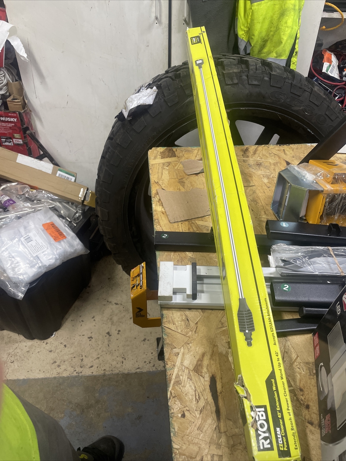 New Open Pack Genuine RYOBI EZClean Power Cleaner 42 in. Extension Pole RY3112ER