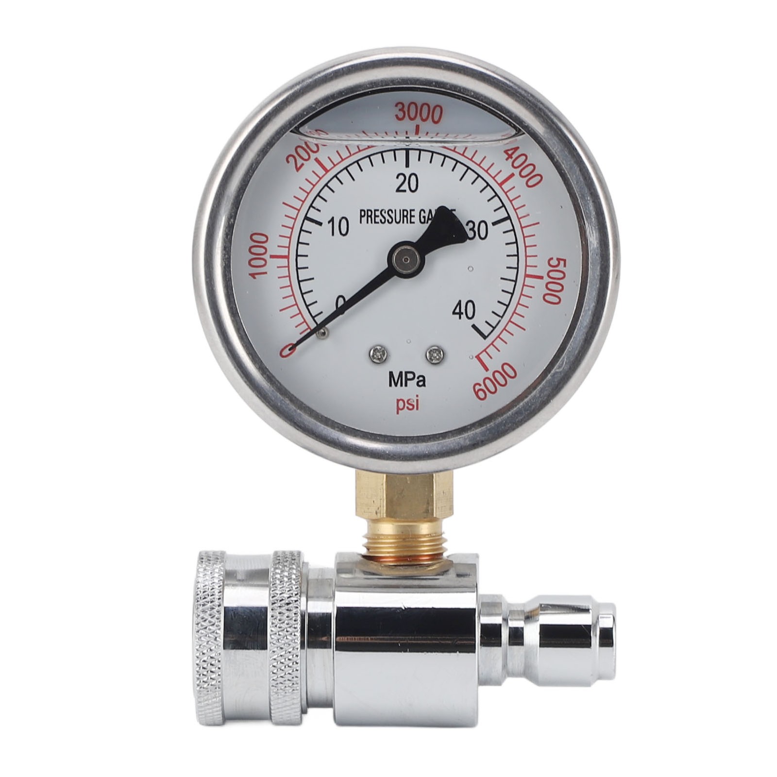 1 Pressure Washer Gauge High Pressure 6000psi For Car Washing NEW