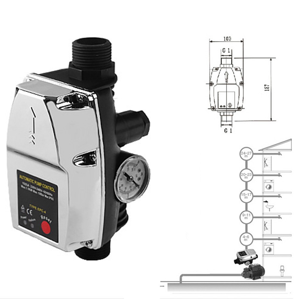 EPC4 Digital Water Flow Switch with Adjustable Settings for Optimal Performance