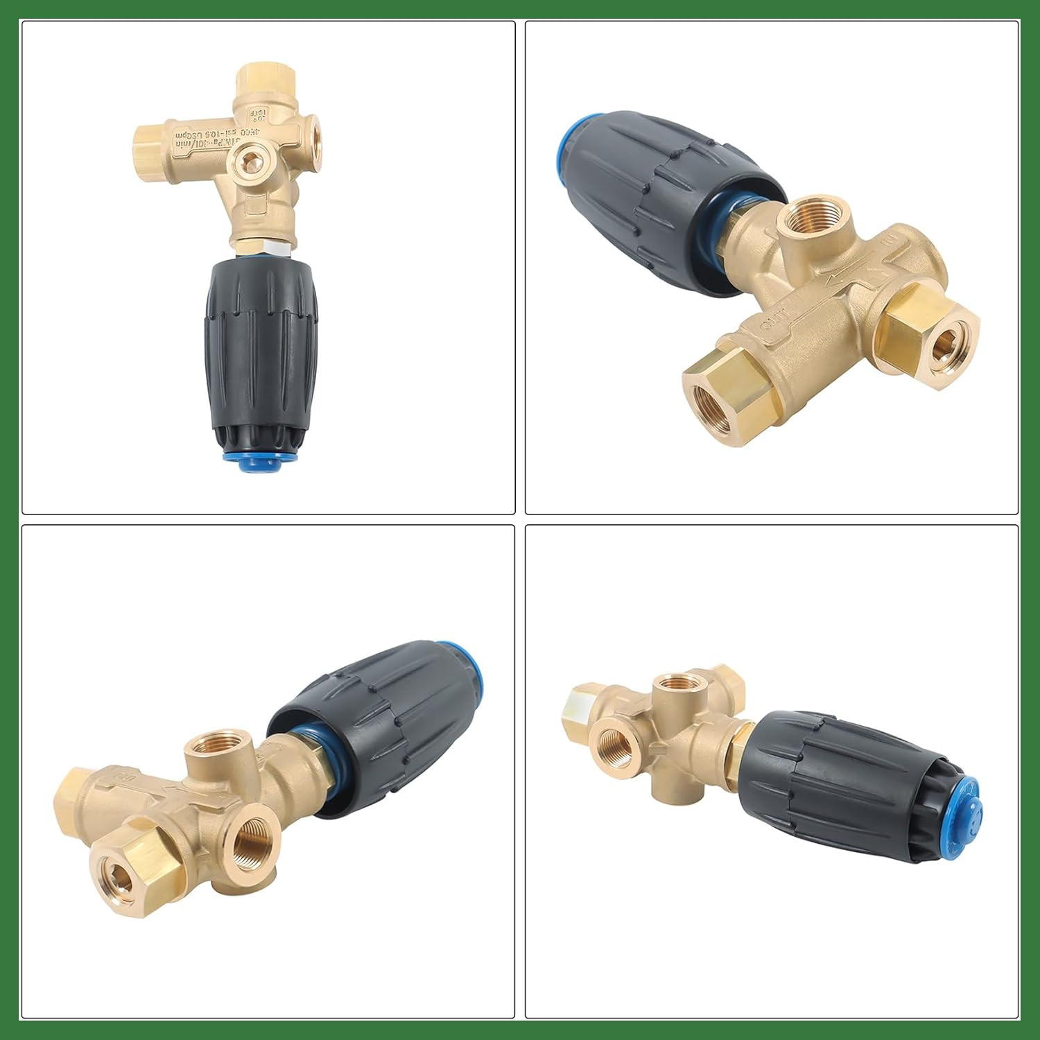 High-Performance 3650PSI Pressure Washer Regulator with Adjustment Knob