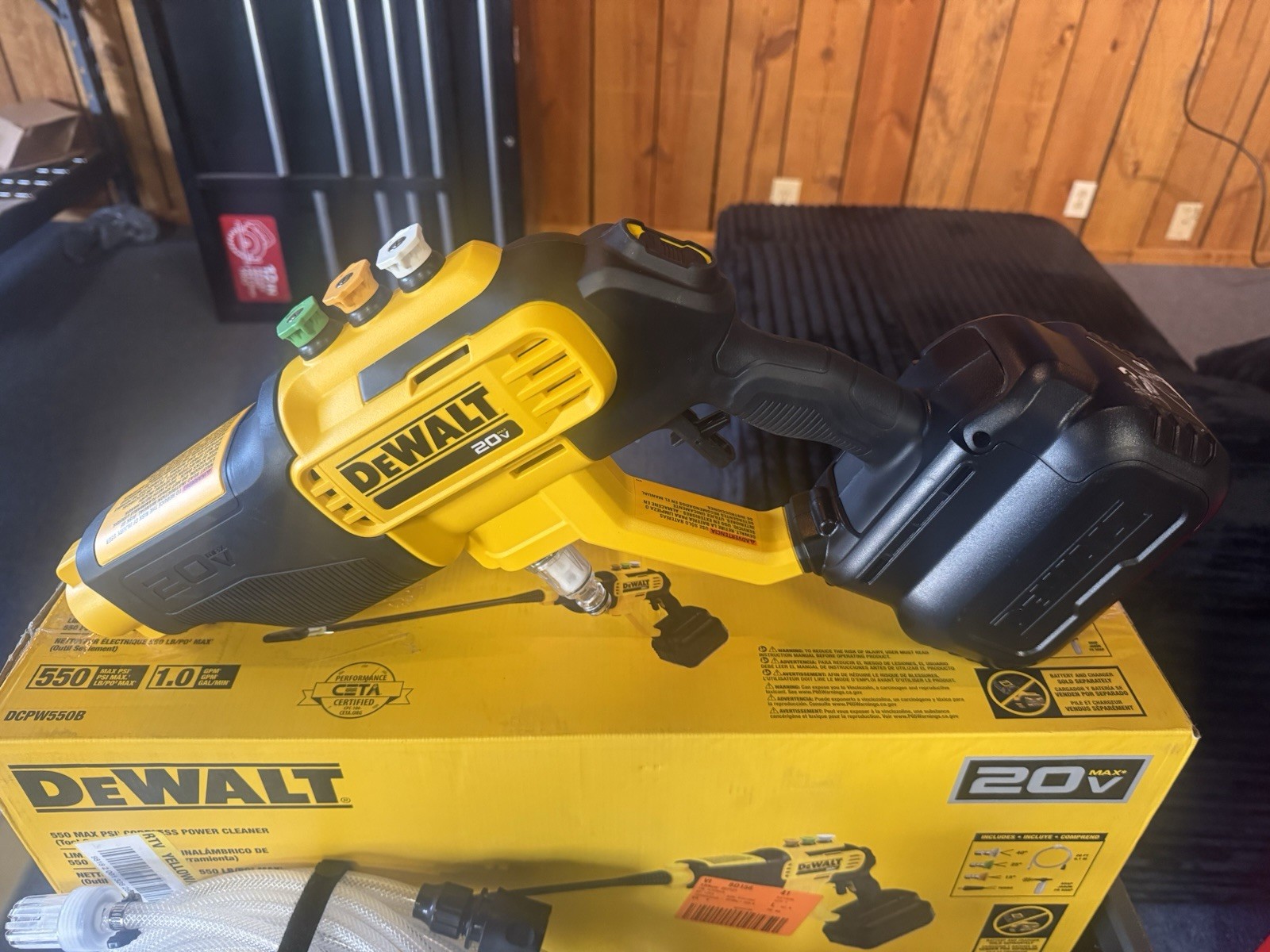 DEWALT DCPW550P1 Power Cleaner 550 Psi Open Box Tool Only