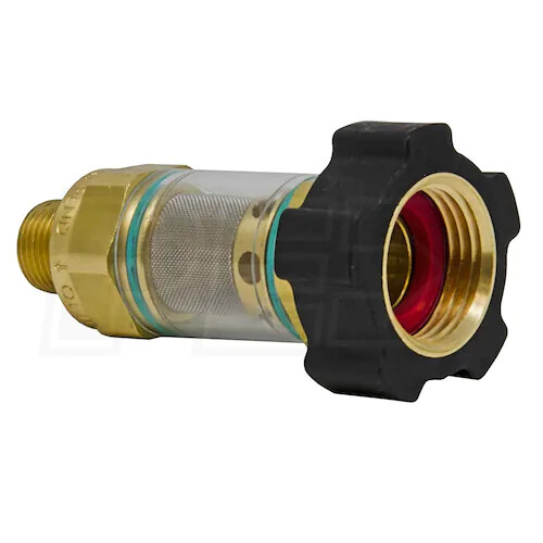 General Pump Clear View Pressure Washer Inlet Filter 1/2″ NPT x 3/4″ GH 100649