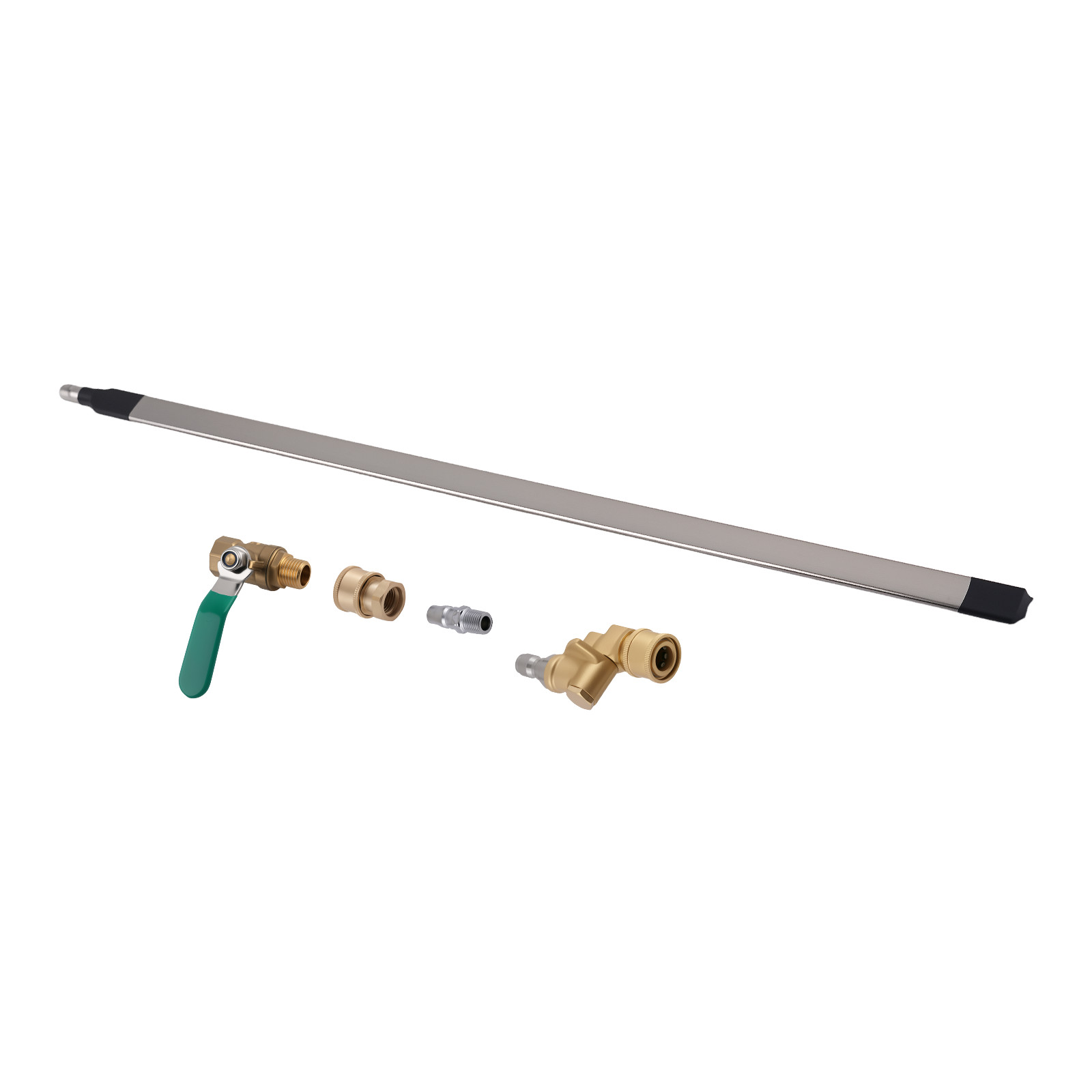 24 Inch High Pressure Radiator Flush Wand Stainless Steel Cleaning Tool.