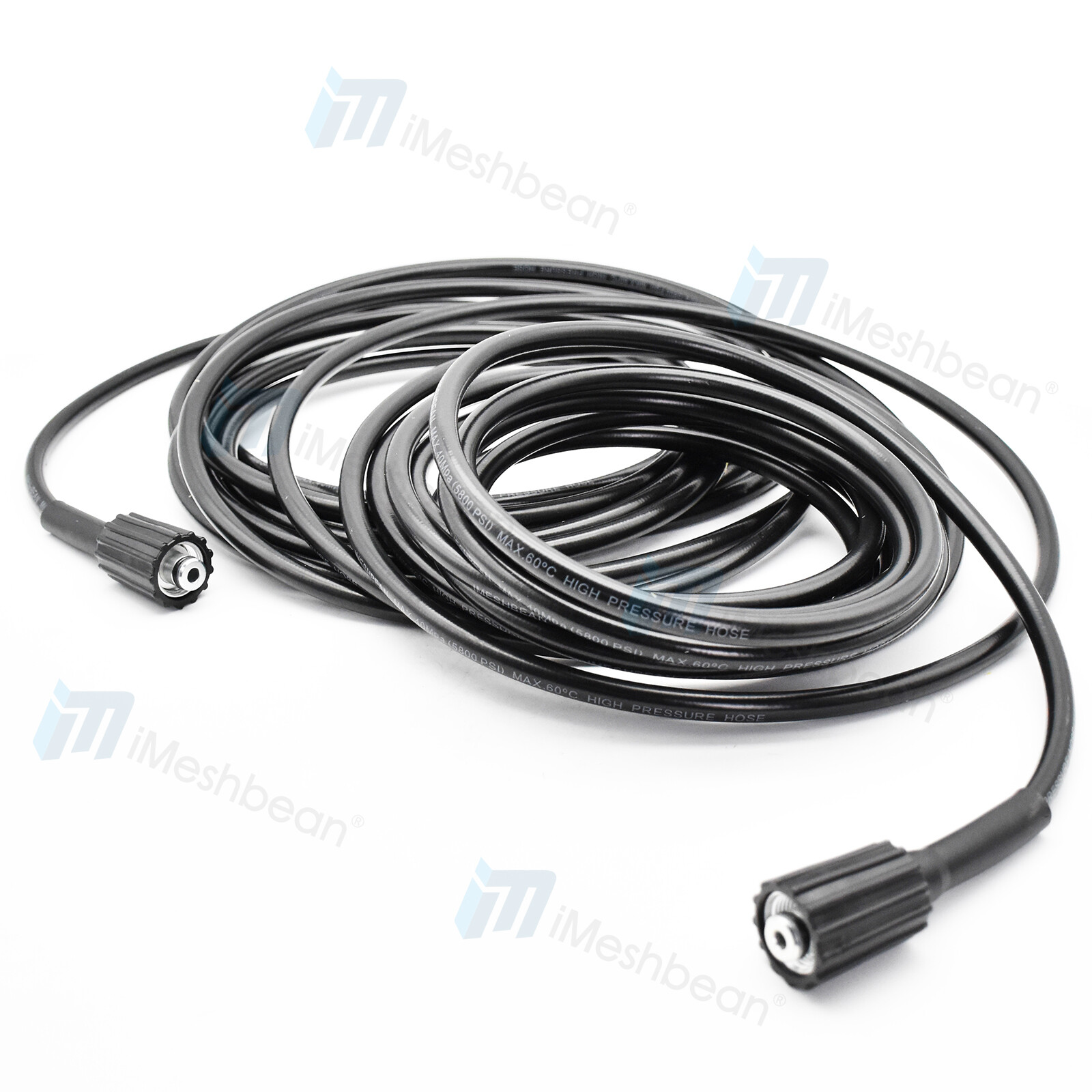 100/50/25FT 5800psi High Pressure Power Washer Hose Extension Washer M22-14mm