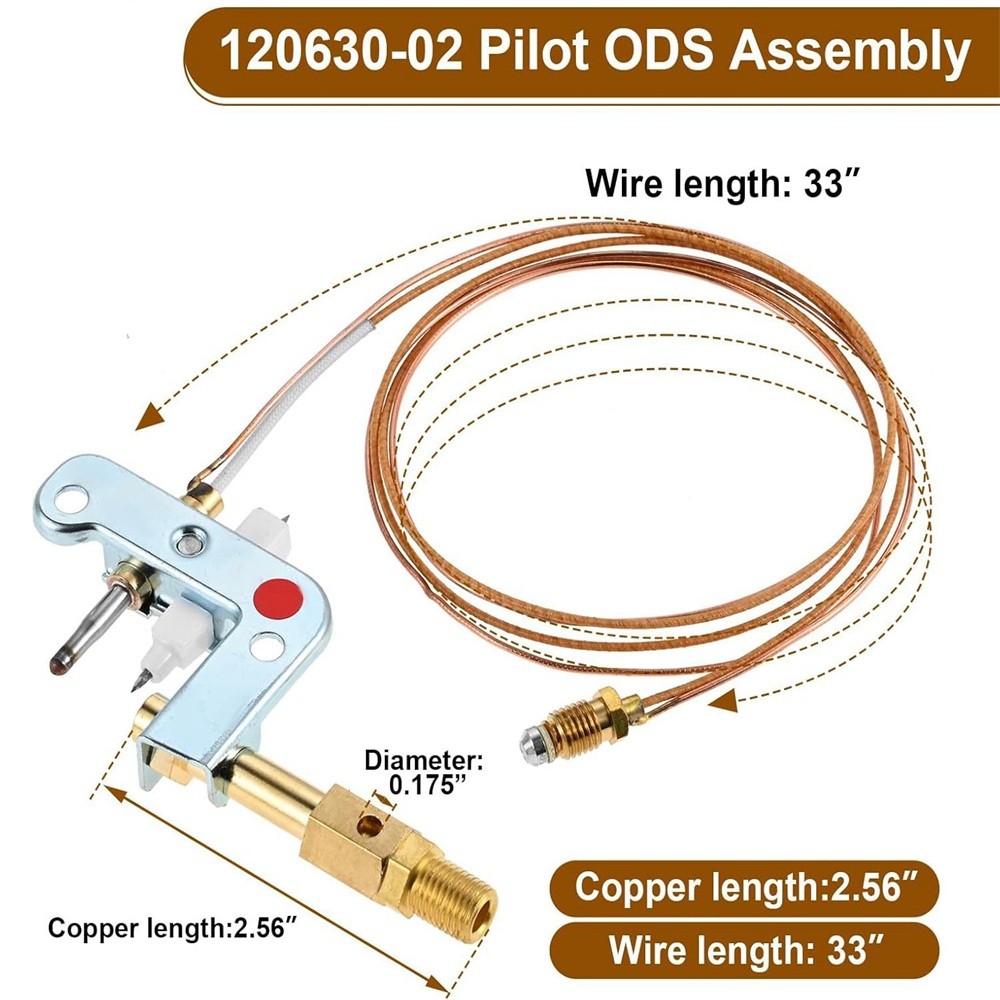 120630-02 Pilot ODS Assembly Fit For Vanguard Comfort Flame Glo-Warm Pro Com