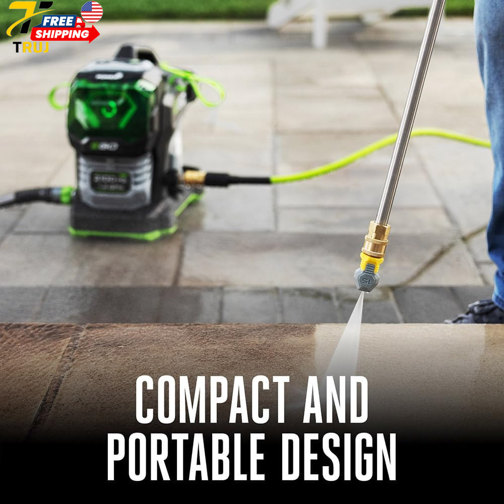 Electric Pressure Washer 2100 PSI Power Washer Battery&Charger Not Included HPW2
