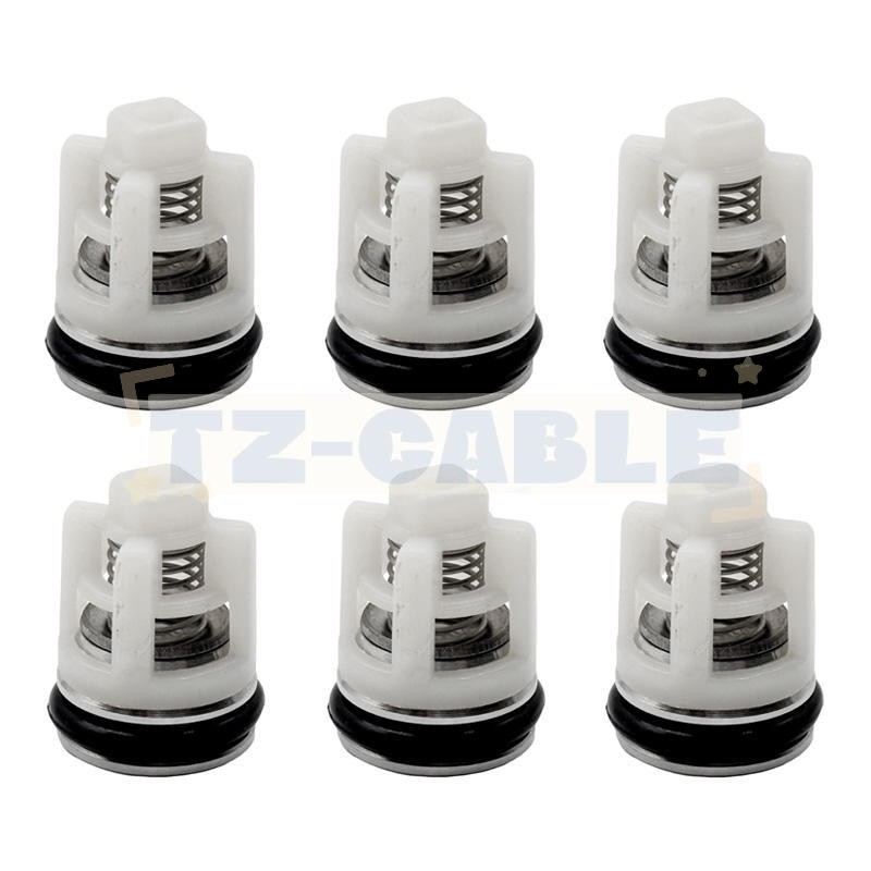 6x Check Valve Repair Kit For Washer Pump Universal OD: 12.6mm Length: 16.5mm