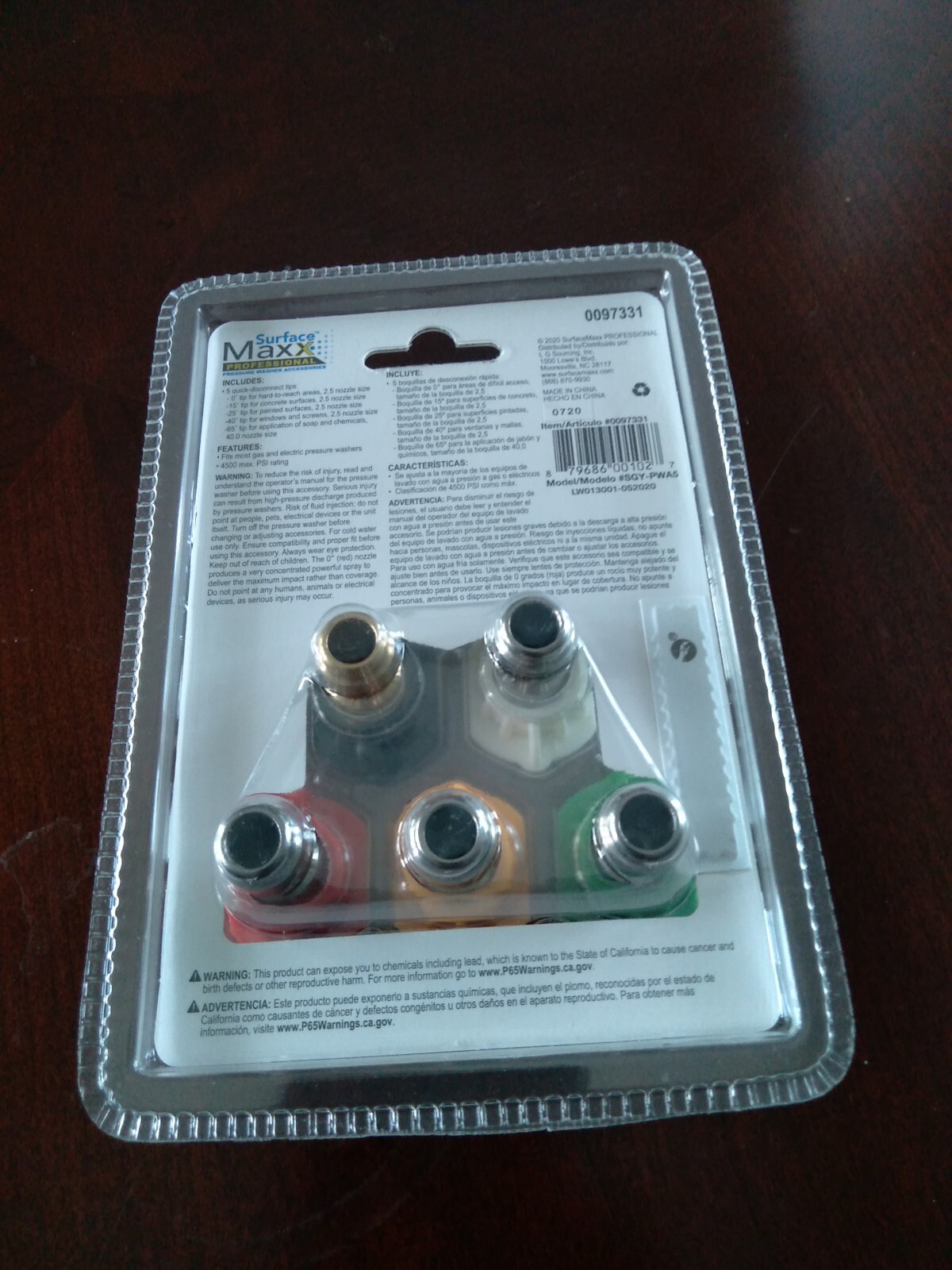 Surface Maxx Professional Spray Tips 5 Pack 0097331, New Sealed