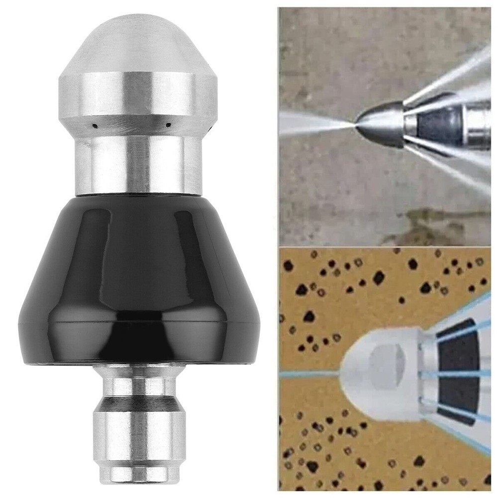 Stainless Steel 2 Point Short Pointed Front 6 Hole Highpressure Nozzle