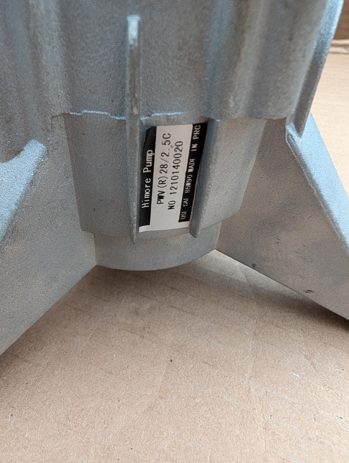 Hilmore Pump PWV28/2.5 3000psi Max, 2.5 Gal Per Min
