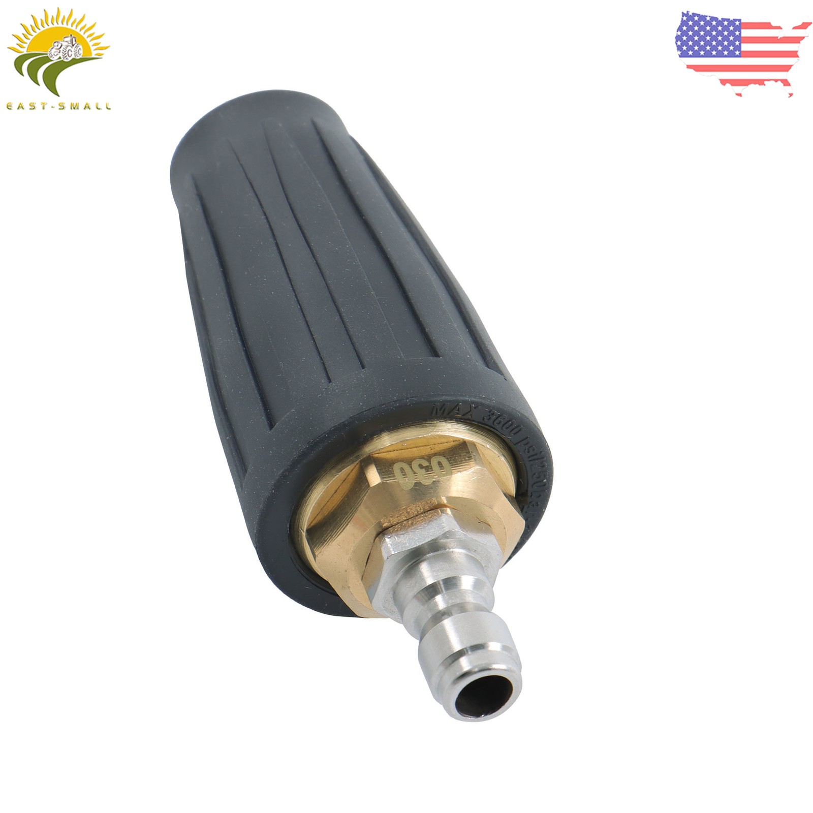 High Pressure 3600 PSI Rotating Turbine Nozzle Set with 5 Spray Nozzles 1/4 inch