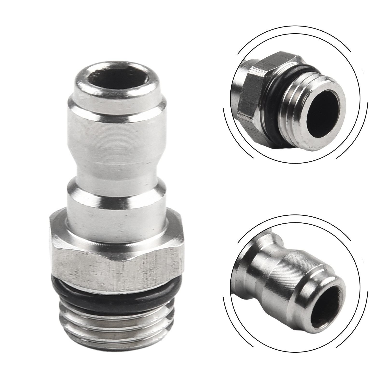 Alloy High Pressure Washer 1/ 4 Quick Connector Snow Foam Bottle Connection
