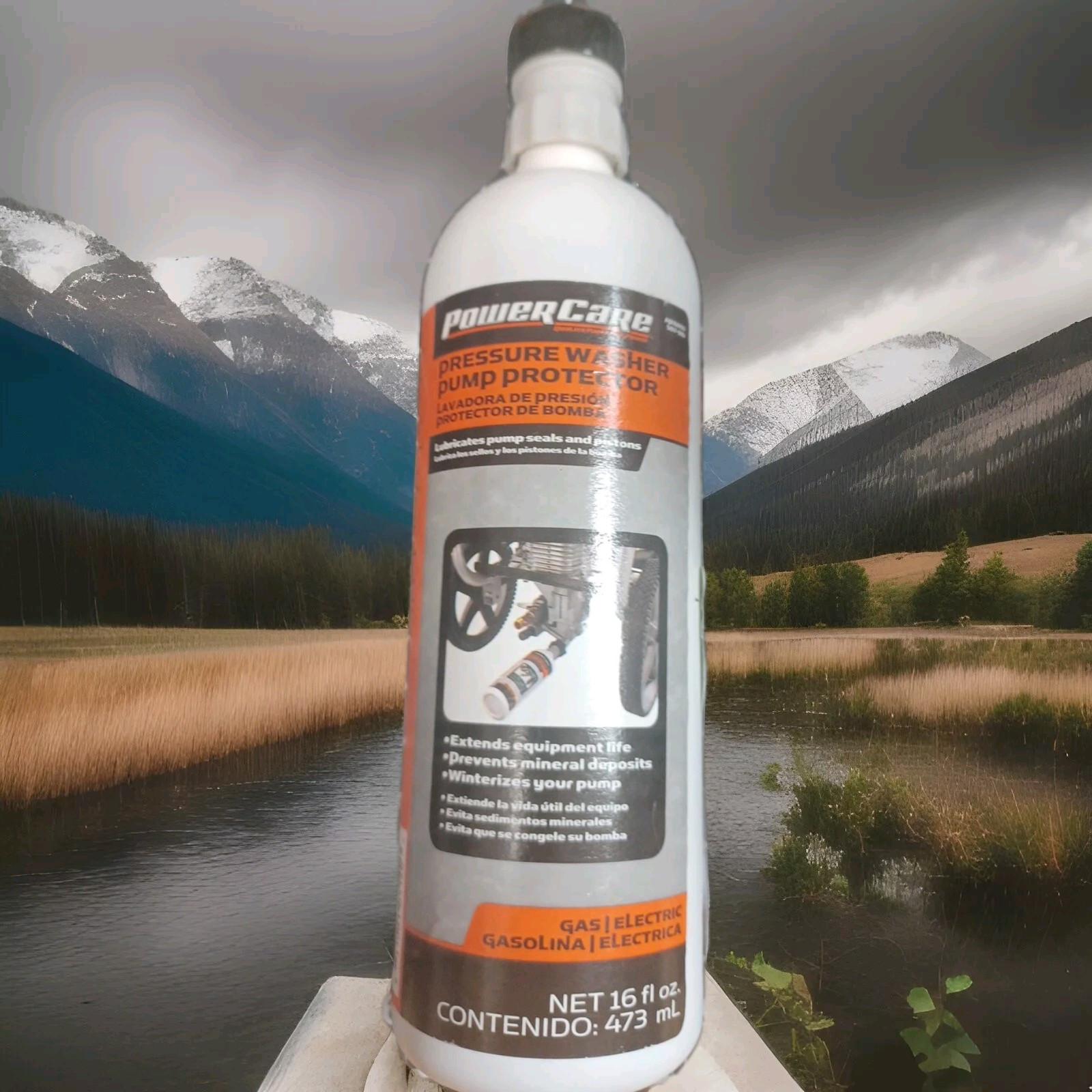PowerCare AP31093 Gas Electric Pressure Washer Pump Protector 16 oz Winterizer