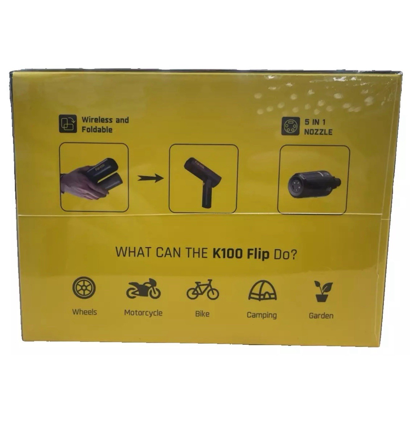 Fanttik K100 Flip Portable Cordless Electric Sprayer, Foldable Pressure Washer