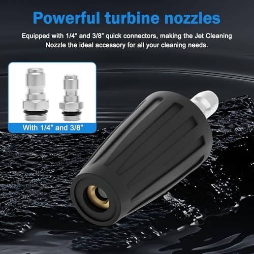 Pressure Washer Nozzle Tips Kit 1/4″ & 3/8″ Quick Connect, 5 Piece