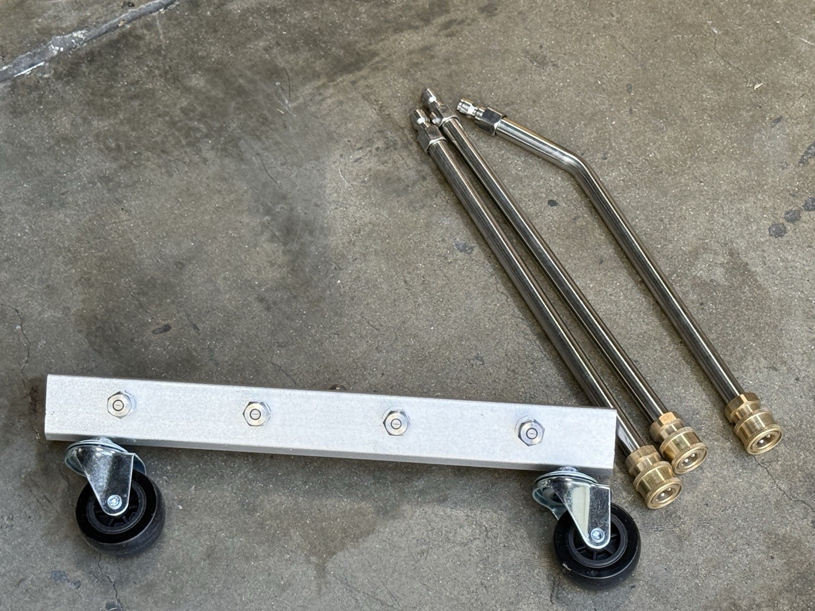 4000PSI Under Car Pressure Washer Undercarriage Cleaner Underbody Wash Broom