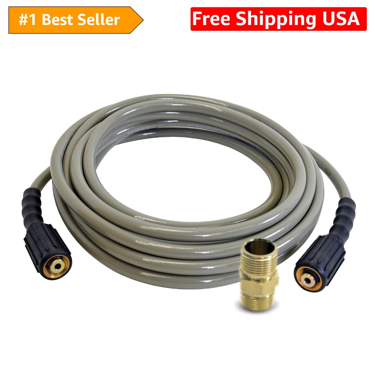Cleaning 40226 Morflex Series 3700 PSI Pressure Washer Hose, Cold Water Use, …