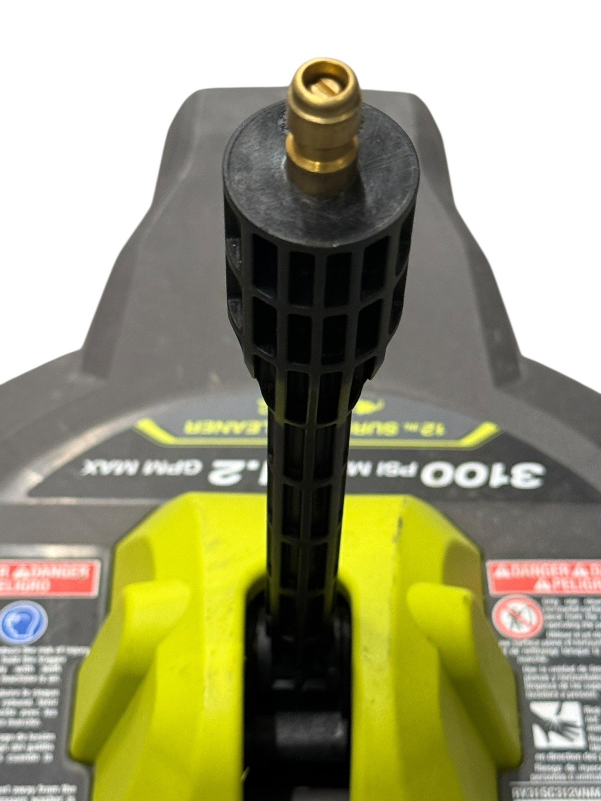 RYOBI 12 in. 3100 PSI Electric Pressure Washer Surface Cleaner w/Caster Wheels