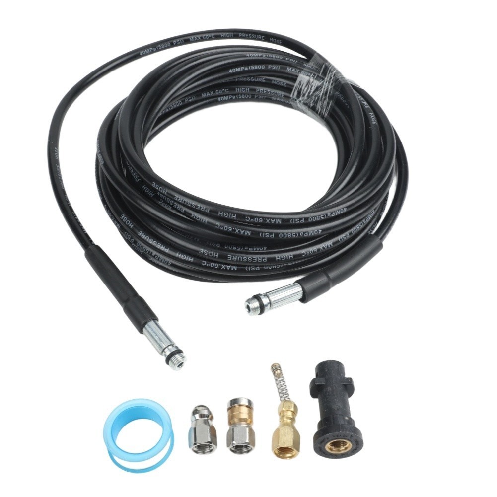 Metal Rubber Drainage Hose for KARCHER Pressure Washers in Multiple Lengths