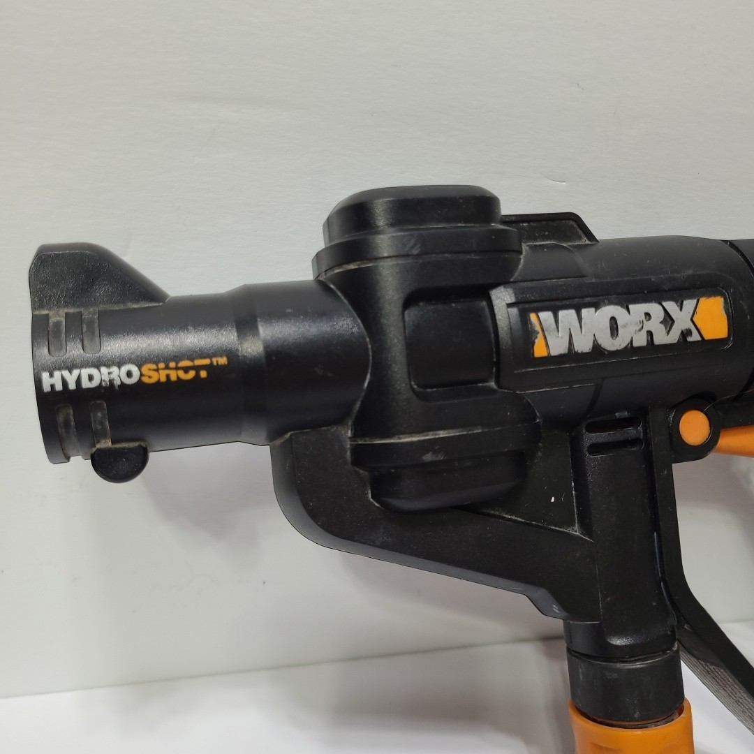 WORX WG625 20V Power Share Hydroshot Portable Power Cleaner – Black/Orange