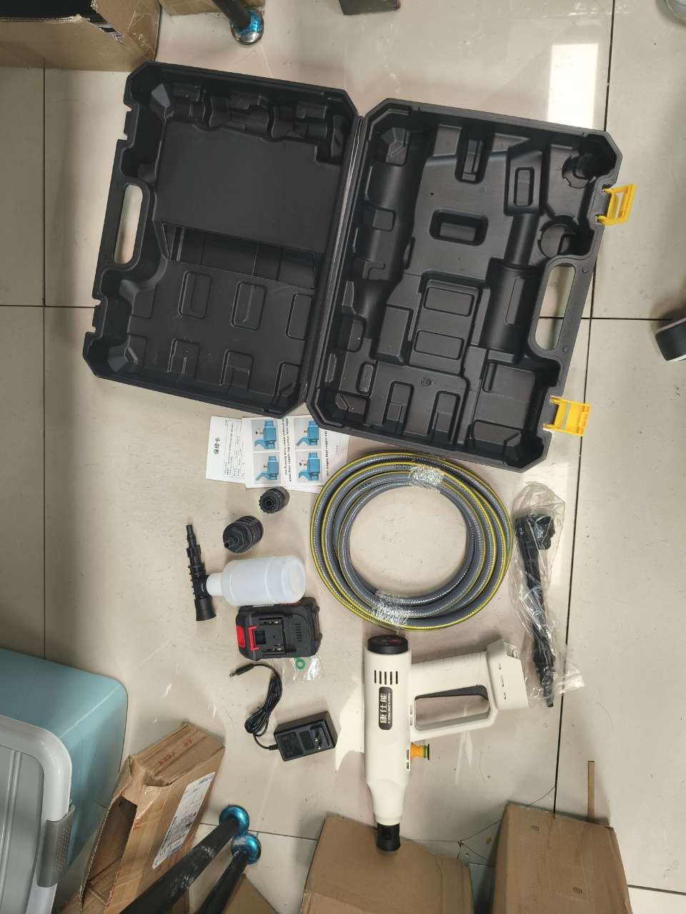 Pressure Washer 2.4MPa High-pressure Water Brushless Motor 3 Speed