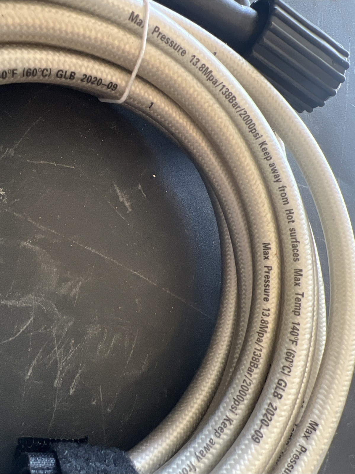 Universal 20ft Pressure Washer Hose 2000 PSI Max