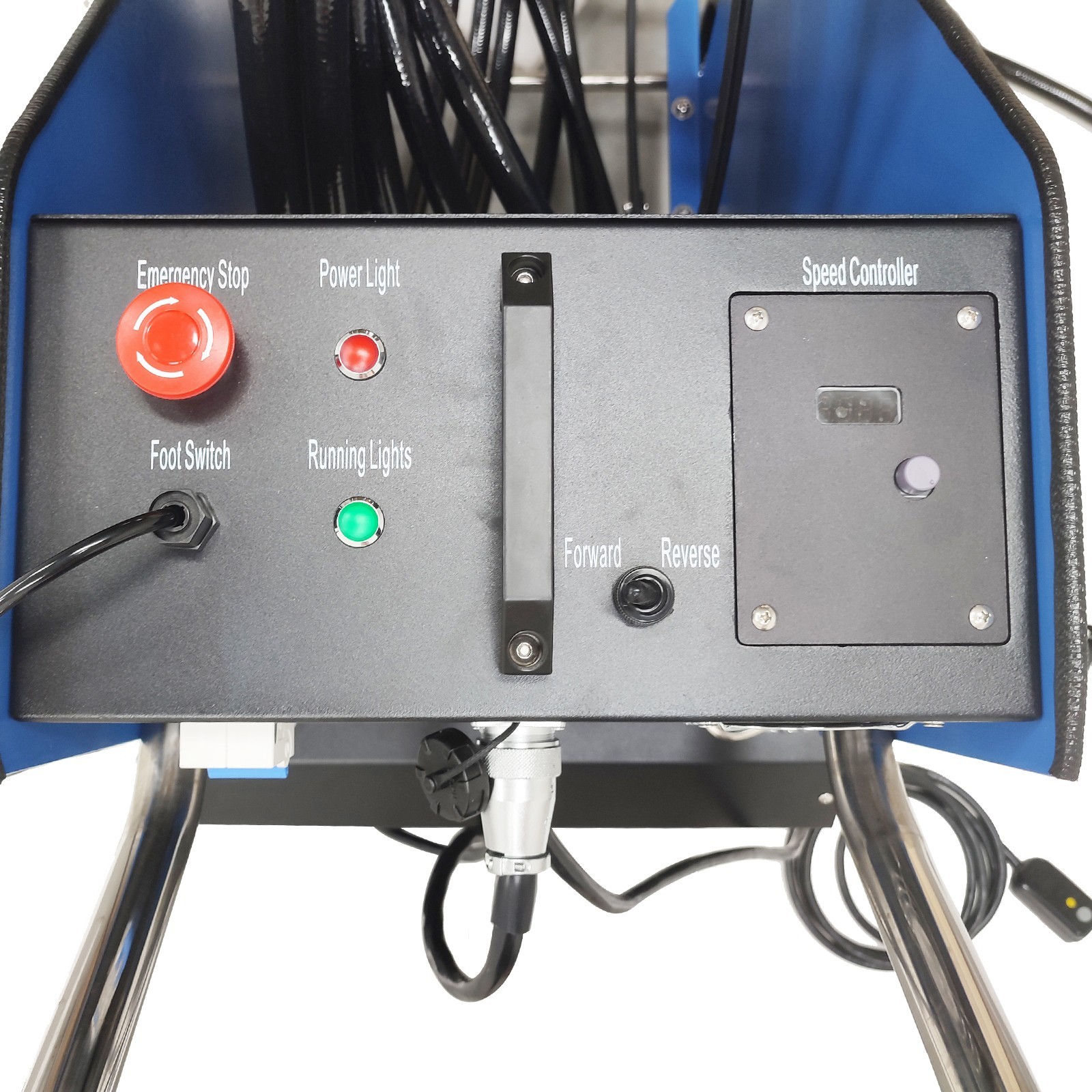220V Commercial Kitchen Oil Fume Duct Cleaning Machine 6 Brushes suit 100-800mm