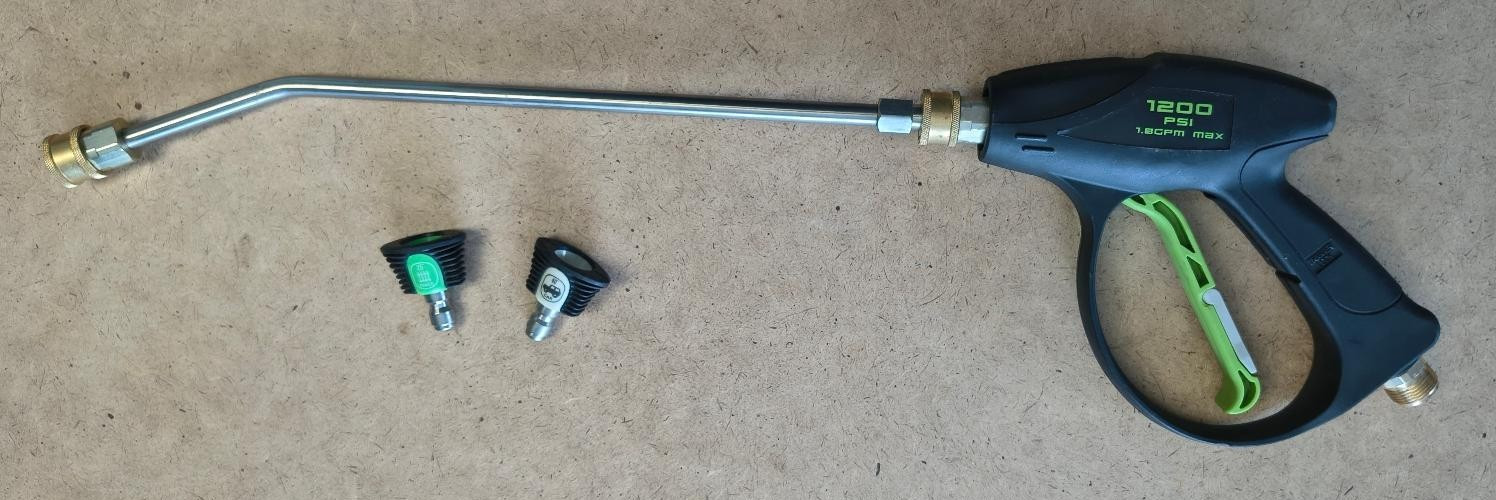 Greenworks 1200 PSI Pressure Washer Wand w/ 2 Tips Model GPW1200K