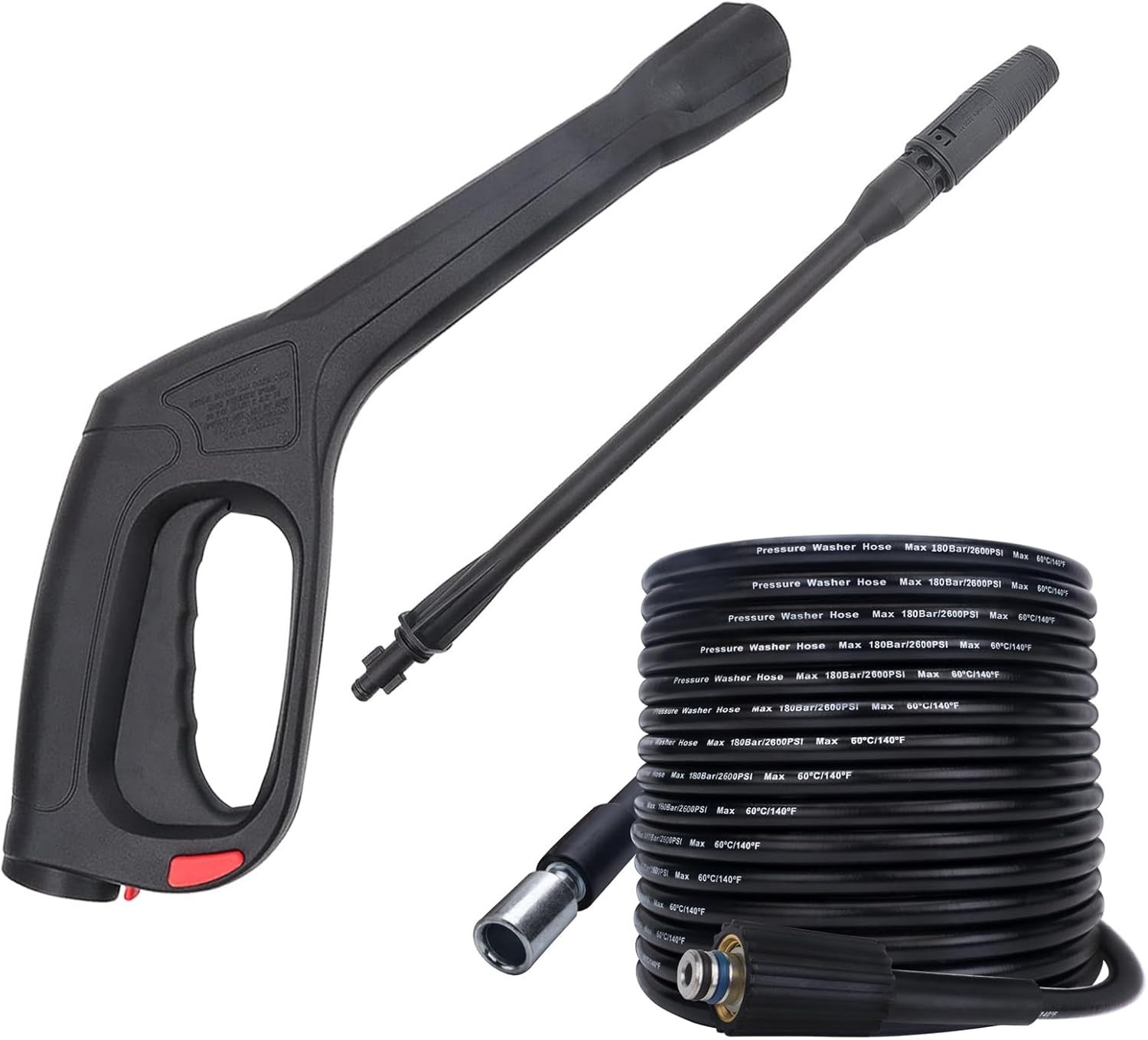 Efficient 2320 PSI Pressure Washer Gun Kit with 32FT Hose – Easy Installation