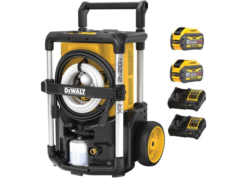DeWalt DCPW1600Y2 Brushless Pressure Washer Kit w/Flexvolt, 20V Max 1600 Max Psi